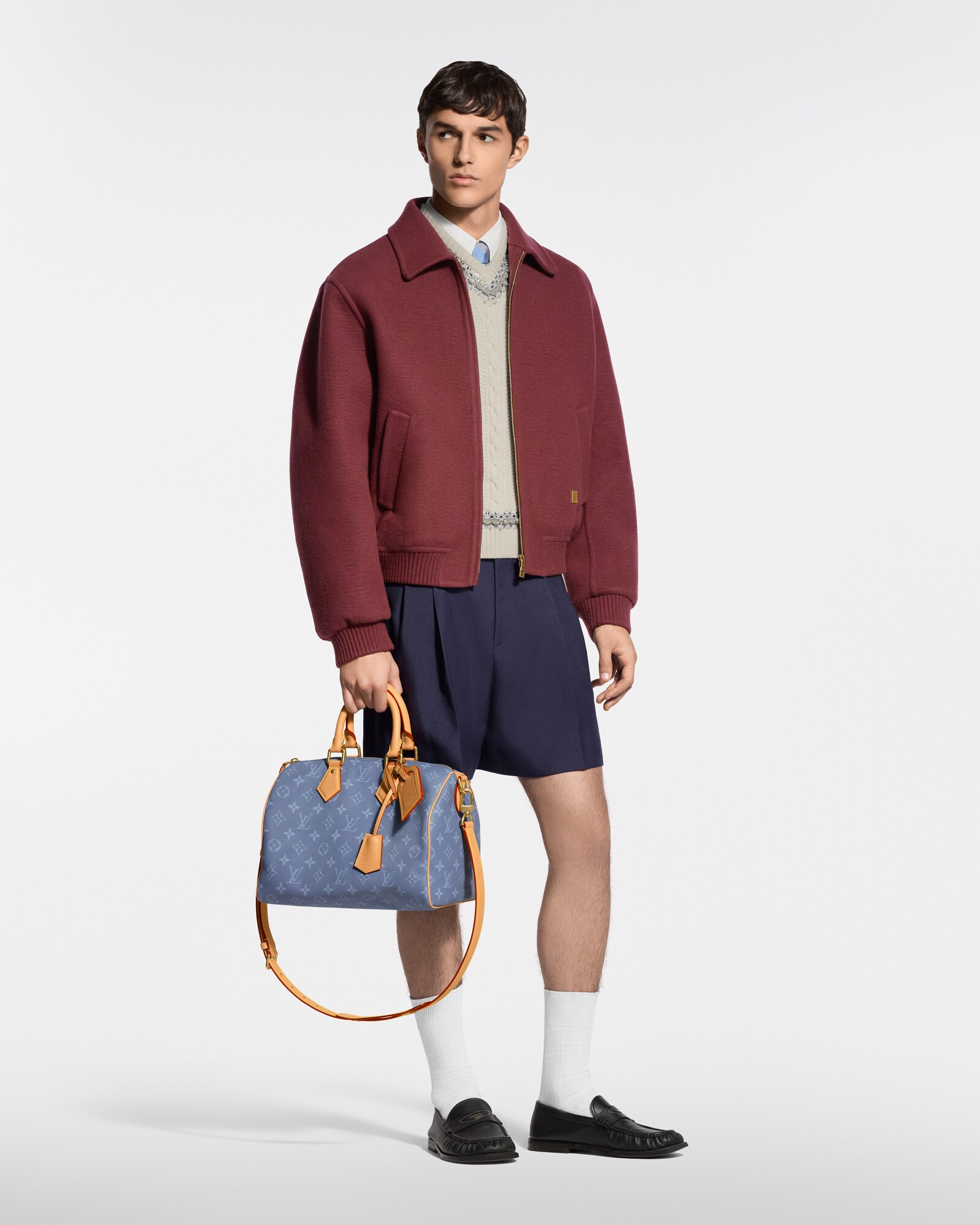 Cashmere Mix Double Face Blouson - For Men | LOUIS VUITTON